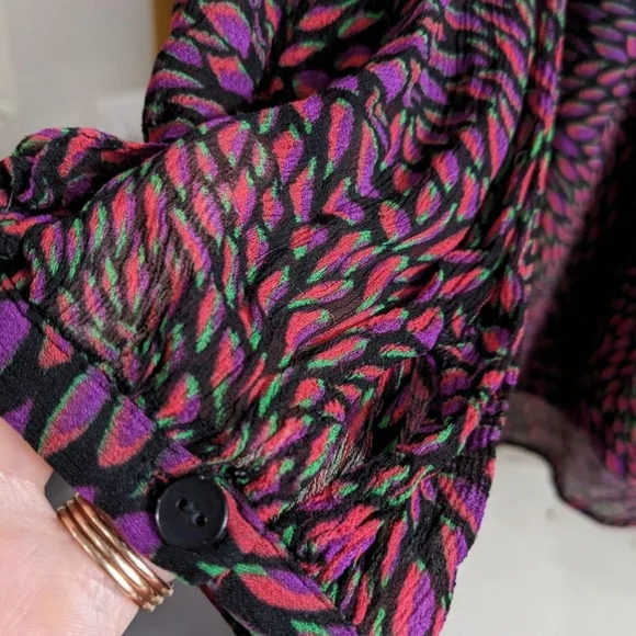 ba&sh | Genny Ruffled Georgette Top - Picture 6 of 15